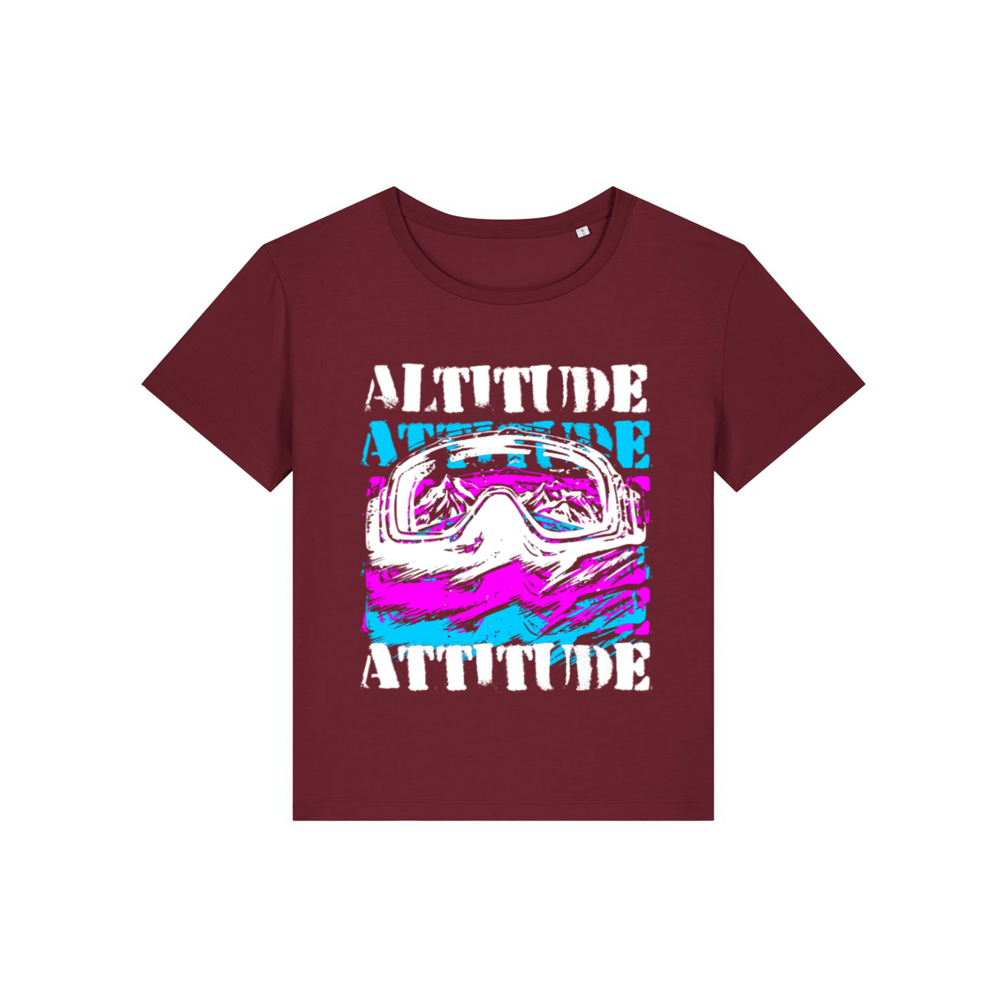 Altitude Attitude Skibrille - Frauen T-Shirt