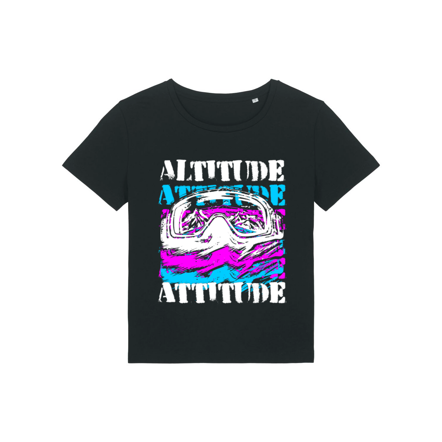 Altitude Attitude Skibrille - Frauen T-Shirt